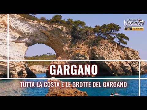 GARGANO in Puglia - Italia - alla scoperta di tutta la costa e le grotte del Gargano