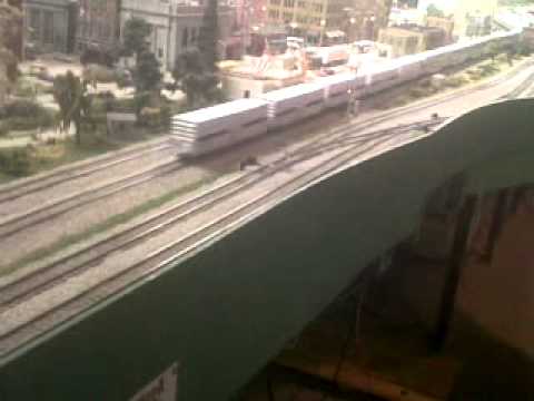 Amtrak at east end of Cal Yard LSMRR My California Zephyr