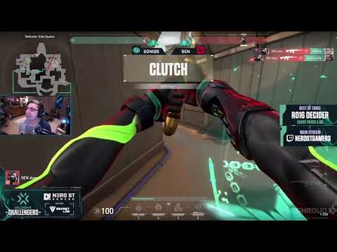 Shroud's reaction on Sentinels vs Soniqs