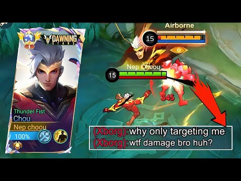 CHOU THIS IS WTF INSANE DAMAGE BUILD AND GAMEPLAY 2026💀(MOST TRY)