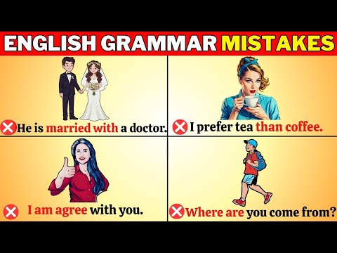 50 Common English Grammar Mistakes ! Learn How to Correct Them