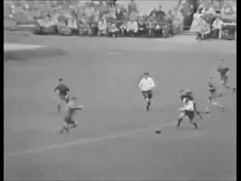 57/58 Uwe Seeler vs Schalke 04 - Deutsche Meisterschaft Finale(All Touches and Actions)
