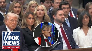 &#39;Woke&#39; bishop ignites viral FIRESTORM after targeting Trump at church