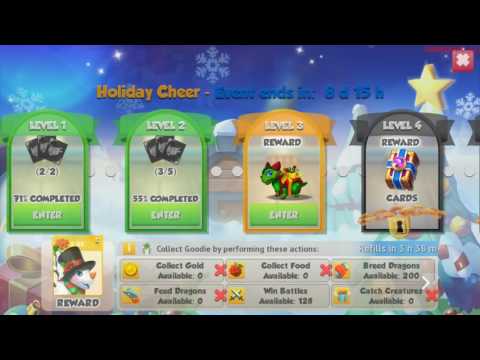 DRAGON MANIA LEGENDS - THE HOLIDAY CHEER EVENT LEVEL 2 COMPLETED