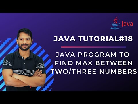 Find Max Between Two Three Numbers in Java In Hindi