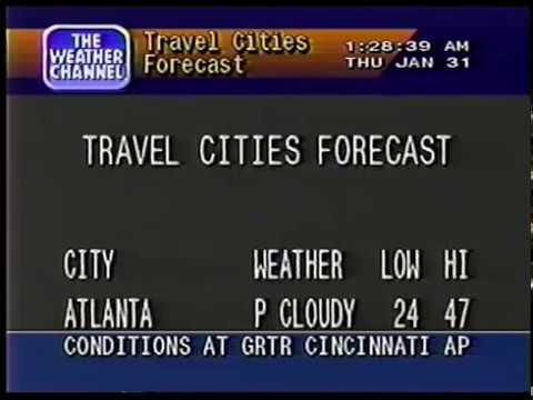 WeatherStar 4000 Simulated (Frigid/Cold icons) for Cincinnati (1/29/2019 and 1/31/2019)