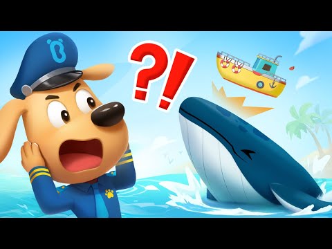 Monster Laut yang Mengerikan🐋| Pengetahuan Laut | Kepala Polisi Labrador | BabyBus Bahasa Indonesia