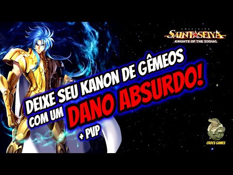 COMO EQUIPAR KANON DE GÊMEOS | ANALISE COMPLETA | SAINT SEIYA AWAKENING.