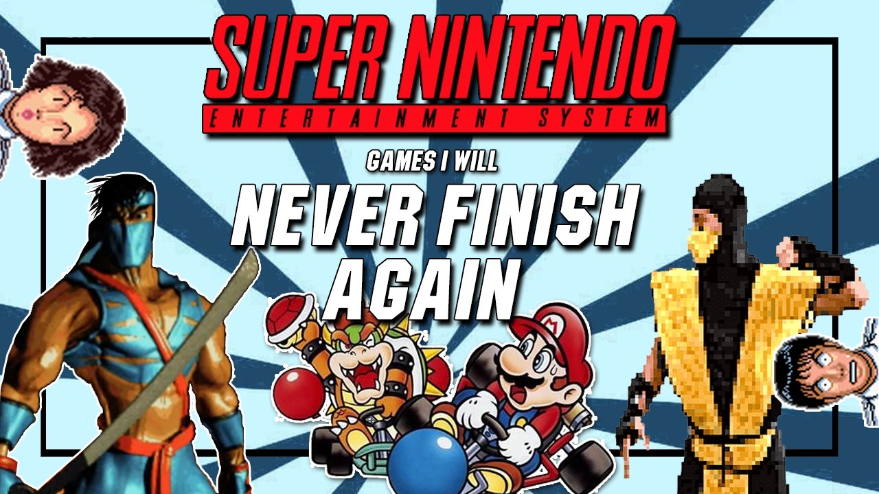 Super Nintendo Games I'll Never Finish Again - SNESdrunk