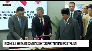 Indonesia Sepakati Kontrak Sektor Pertahanan Rp 33 Triliun