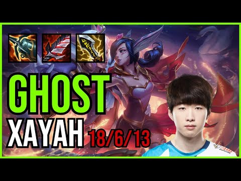 GHOST - XAYAH vs. KAI'SA ADC | KR GRANDMASTER | PATCH 11.2 | QUADRAKILL