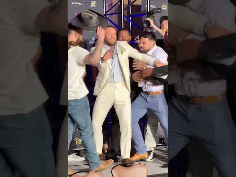 😳😤 CONOR MCGREGOR BREAKS UP CRAZY MIKE PERRY FACE OFF WITH DAVE MUNDELL AT BKFC CHAMPIONS SUMMIT