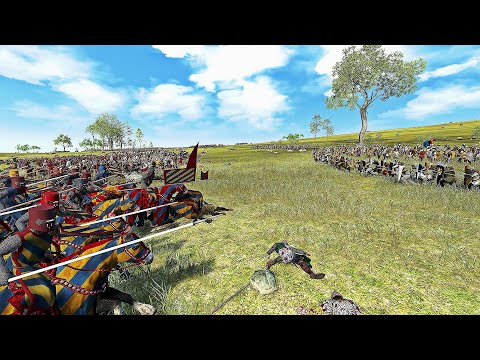 HISTORICAL BATTLE! The Battle of Bouvines, an Epic 4v4 Battle on Atilla! 1212 AD