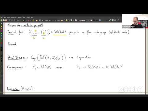 Federico Vigolo - Expander graphs (Lecture 3)