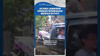Kisah Lamaran Pernikahan di Pati, Seserahan Mewah Uang 100 Juta, Mobil HRV hingga Motor PCX & Kerbau