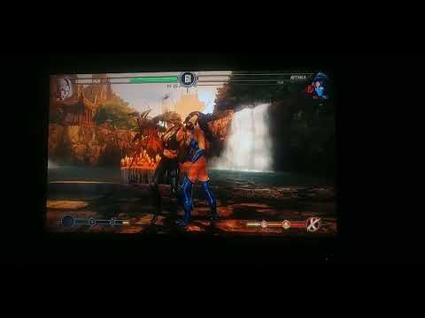 Mortal Kombat 9 Sonya Throw on Kitana Ko Ryona