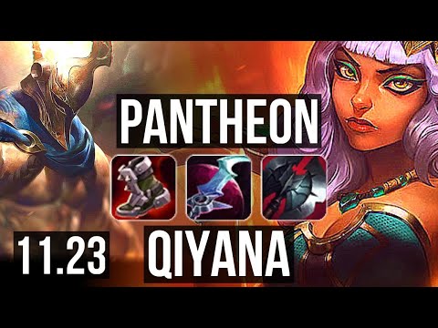 PANTH vs QIYANA (JNG) (DEFEAT) | Rank 4 Panth, 500+ games | EUW Challenger | 11.23