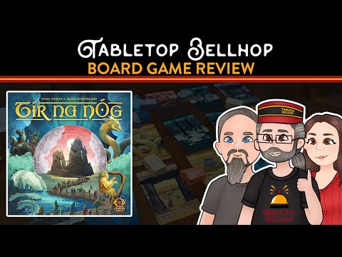 Tír na nÓg Review, Tir na nOg is a card drafting board game about taking a journey to the Otherworld