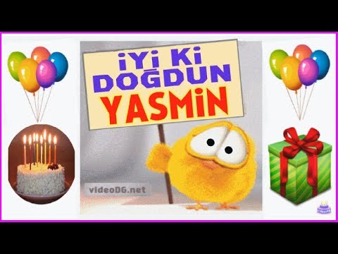 iyi ki doğdun YASMİN