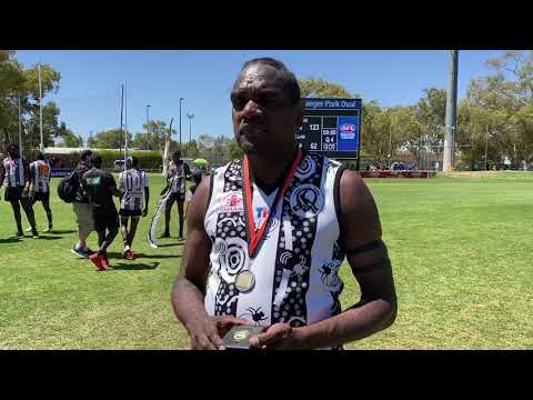 Central Desert Regional Council Division 2 Grand Final The Sid Anderson Medallist  Liam Jurrah