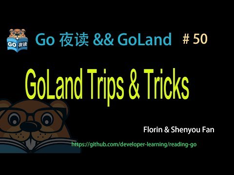 #50 GoLand Tips & Tricks 【 Go 夜读 】