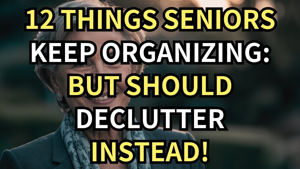12 Things Seniors Keep Organizing – But Should Declutter Instead!