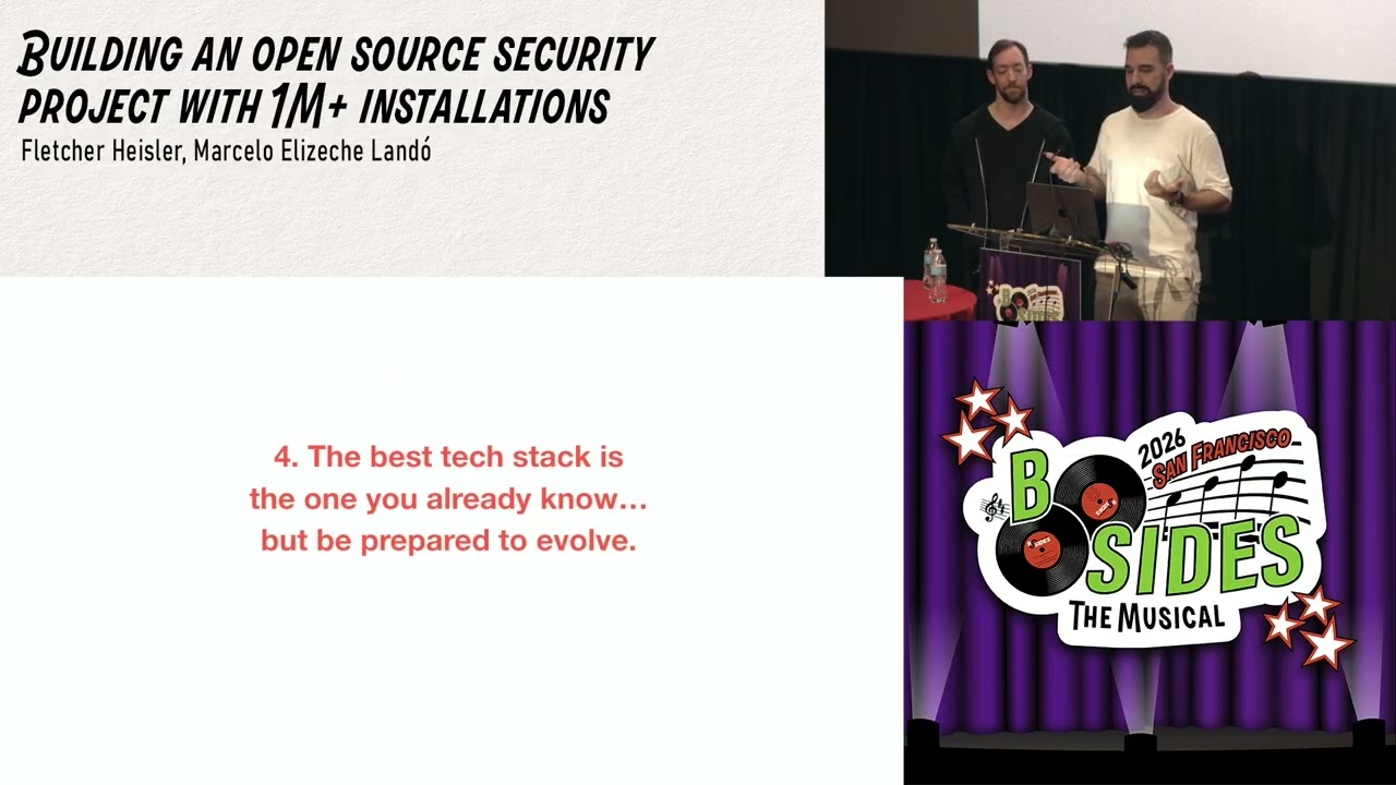 BSidesSF 2026 - Building an open source security... (Fletcher Heisler, Marcelo Elizeche Landó)