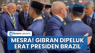 Momen Mesra Gibran dan Presiden Brazil Lula di KTT G20, Dipeluk Erat hingga Tangannya Tak Dilepas