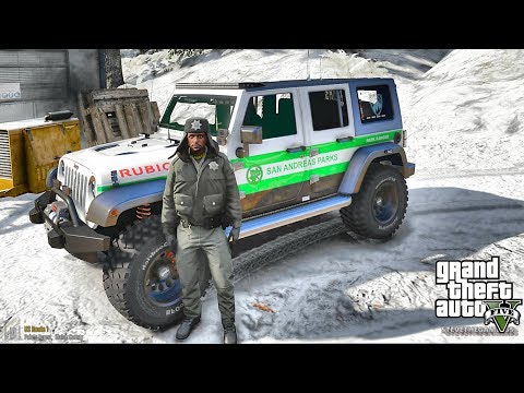 GTA 5 MOD LSPDFR 725 - PARK RANGER PATROL !! (GTA 5 REAL LIFE PC MOD)