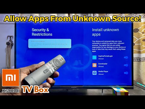 Xiaomi TV Box: How to Allow Apps from Unknown Sources