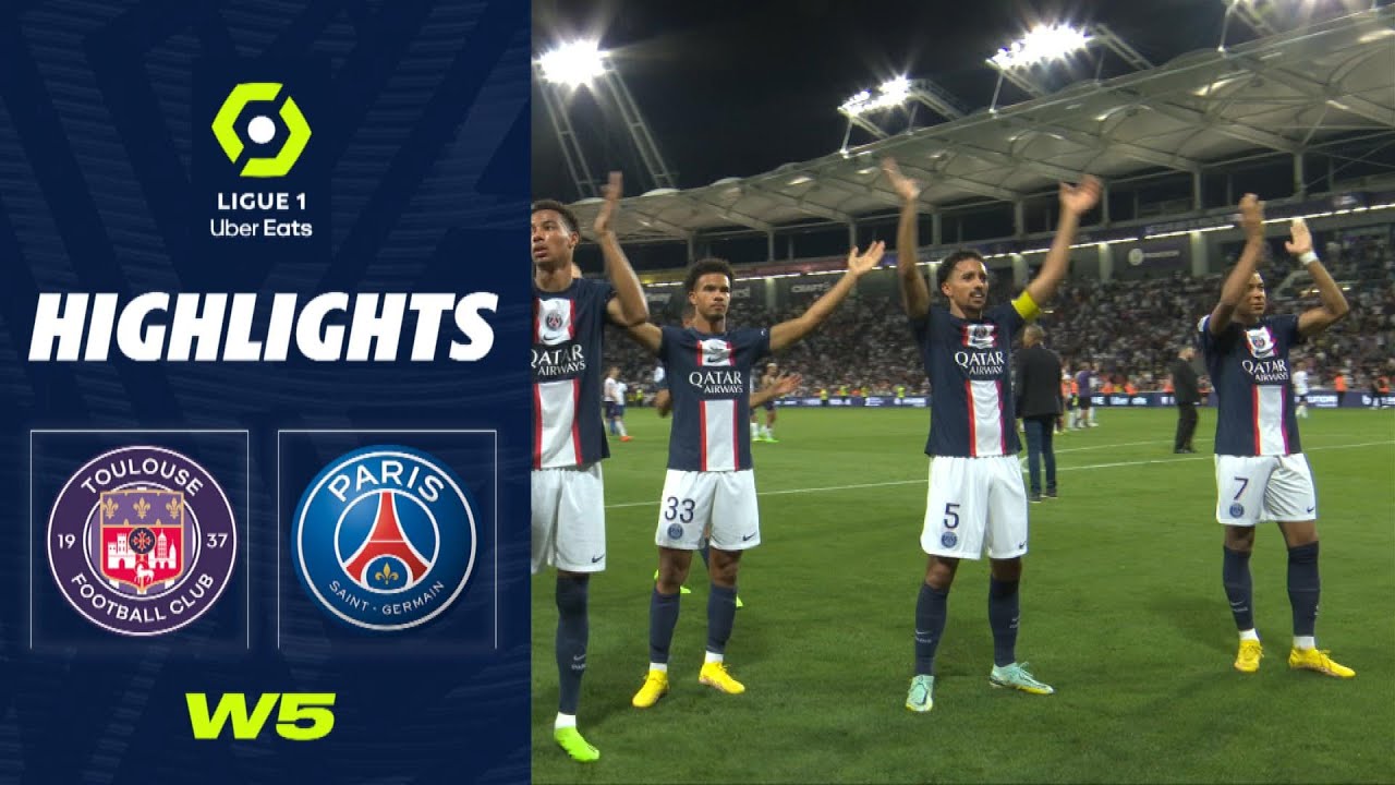 ...video thumbnails, youtube images, TOULOUSE FC PSG,Toulouse Paris,highlig...