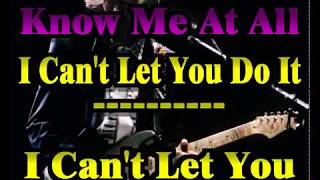 Eric Clapton - Can&#39;t let you do it (Sing-a-long karaoke lyric video)