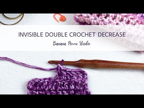 Invisible Double Crochet Decrease