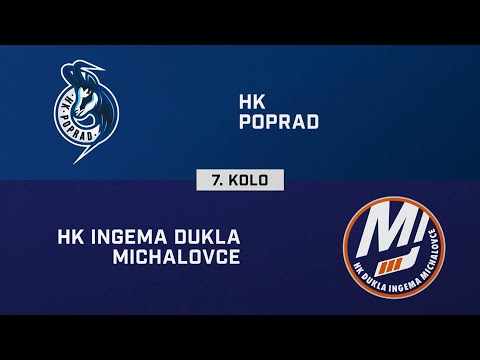 7. kolo: HK Poprad – HK Dukla Ingema Michalovce 2:3 pp (HIGHLIGHTY)