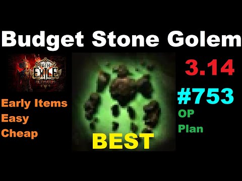 [Path of Exile] 3.14 Budget Stone Golem Elementalist (Early Item Focus) For Ultimatum League - 753