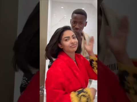 PAPE MATAR SARR AND HIS WIFE VERONIKA: Tottenham Hotspur And Senegal Star Enjoying Some Time Off