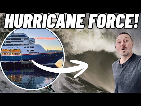 Cruise Horror? Sailing HURRICANE Force Winds & Huge Waves on a SMALL CRUISE Ship! 