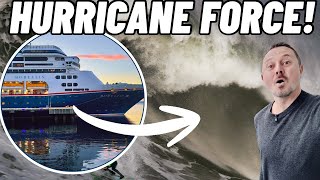 Cruise Horror? Sailing HURRICANE Force Winds & Huge Waves on a SMALL CRUISE Ship! 