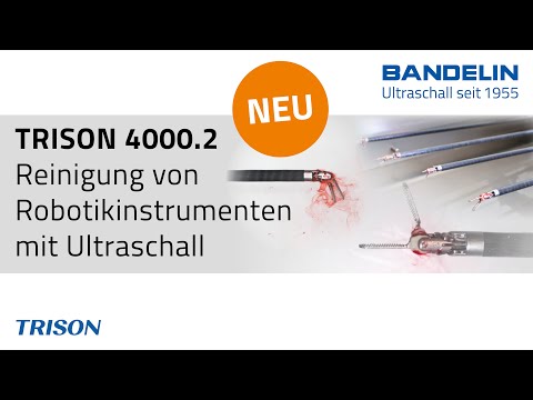 TRISON 4000.2 - Reinigung von Robotik-Instrumenten (Unterwasseraufnahmen)