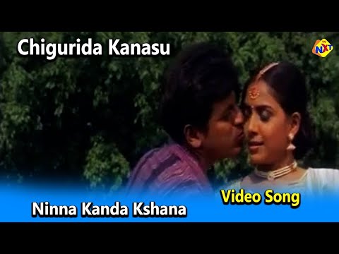 Ninna Kanda Kshana Video Song | Chigurida Kanasu Movie Songs | Shivarajkumar | Rekha | Vegamusic