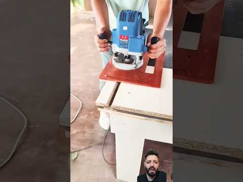 Fresa especial para melamina Curvas perfectas sin cantos #woodworking #tools #router