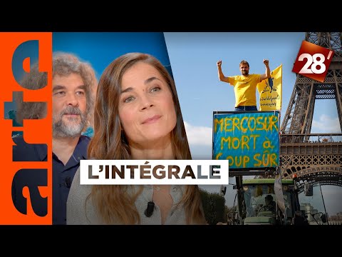 Blanche Gardin et Nicolas Dubreuil / Mercosur : colère agricole  | 28 minutes | ARTE