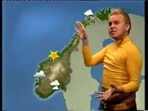 Kjartan tells todays weather