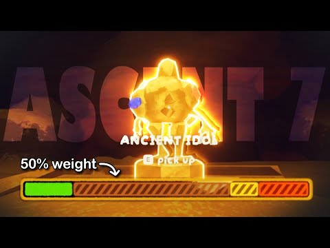 I beat PEAK on the hardest difficulty on the hardest map with the heaviest item in the game