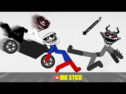 Best Falls | Stickman Dismounting of Funny Moments #11