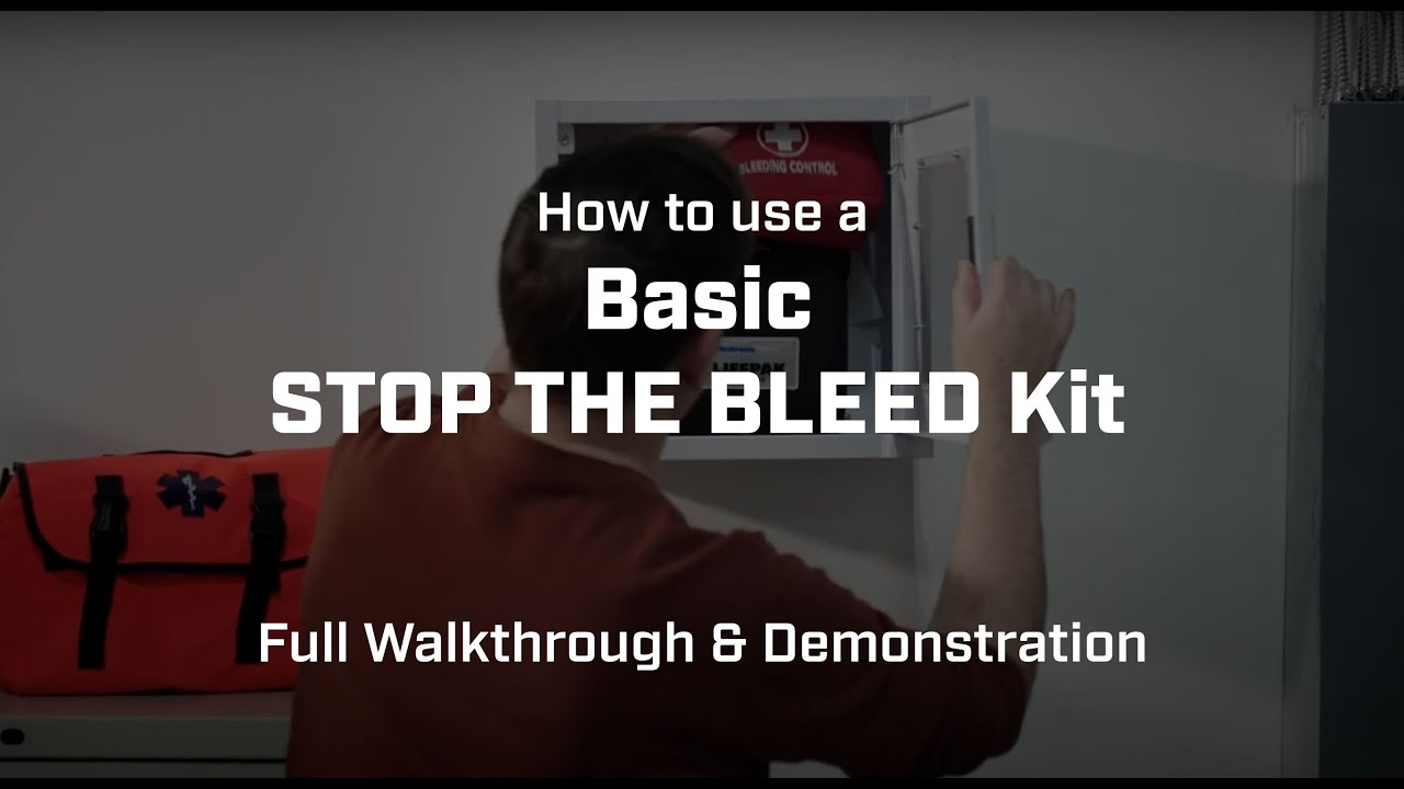 How to Use a Basic STOP THE BLEED Kit – Full Walkthrough & Demonstration