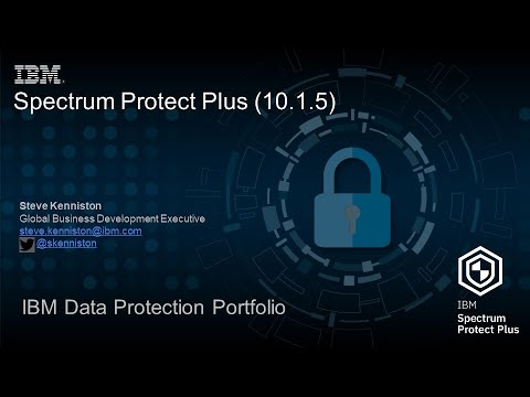 IBM Spectrum Protect Plus 10.1.5 - Presentation