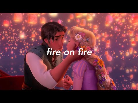 rapunzel & eugene || fire on fire