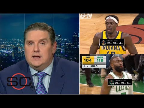 "This dude is CRAZY" - Windhorst reacts to Jaylen Brown scored 30 points as Celtics 119-104 Pacers