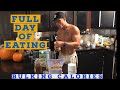 FULL DAY OF EATING ON BULKING PLAN | 3300 CALORIES PER DAY | NEW PRE WORK OUT SHAKE | HIGH CARB DIET